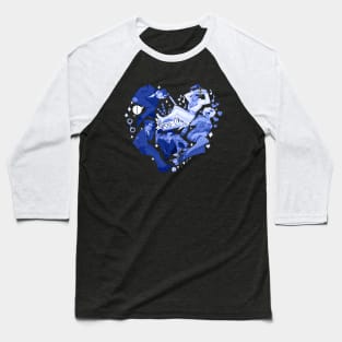 Majima Everywhere Heart- Blue Baseball T-Shirt